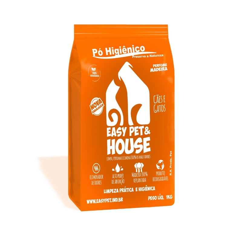 Pó Higiênico Eliminador de Odores Easy Pet & House 1 Kg