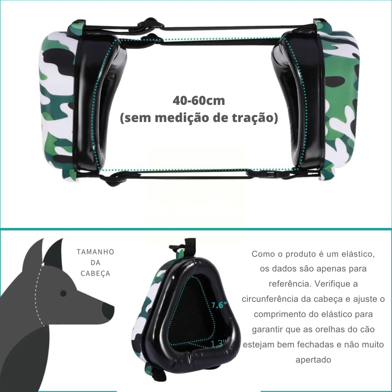 Fone Protetor de Ouvido para Cachorro