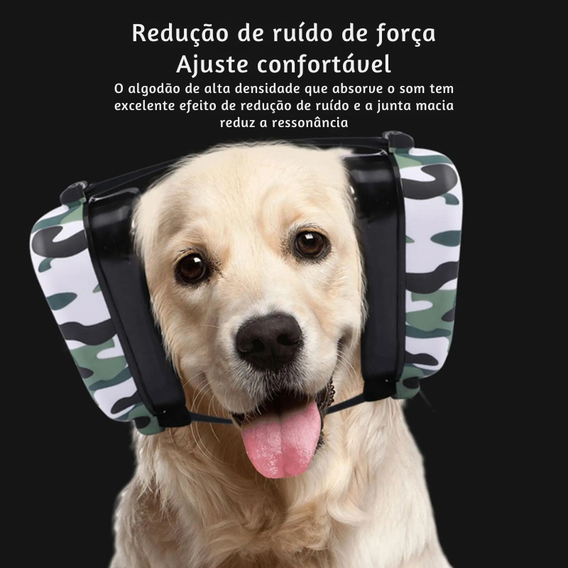 Fone Protetor de Ouvido para Cachorro