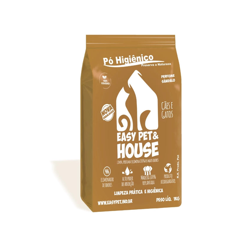 Pó Higiênico Eliminador de Odores Easy Pet & House 1 Kg