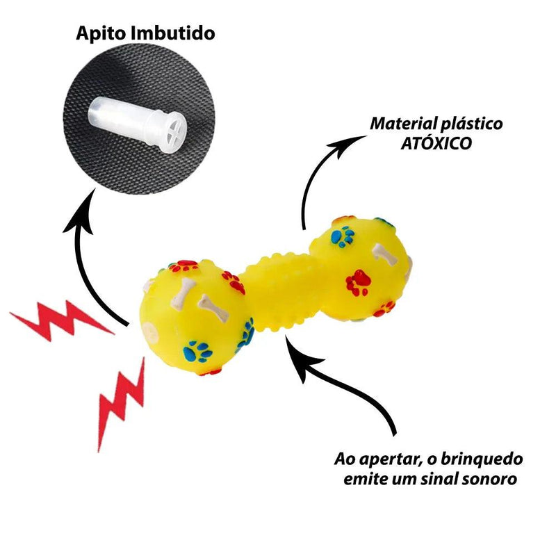 Brinquedo Mordedor Halter em Borracha - Pedepet