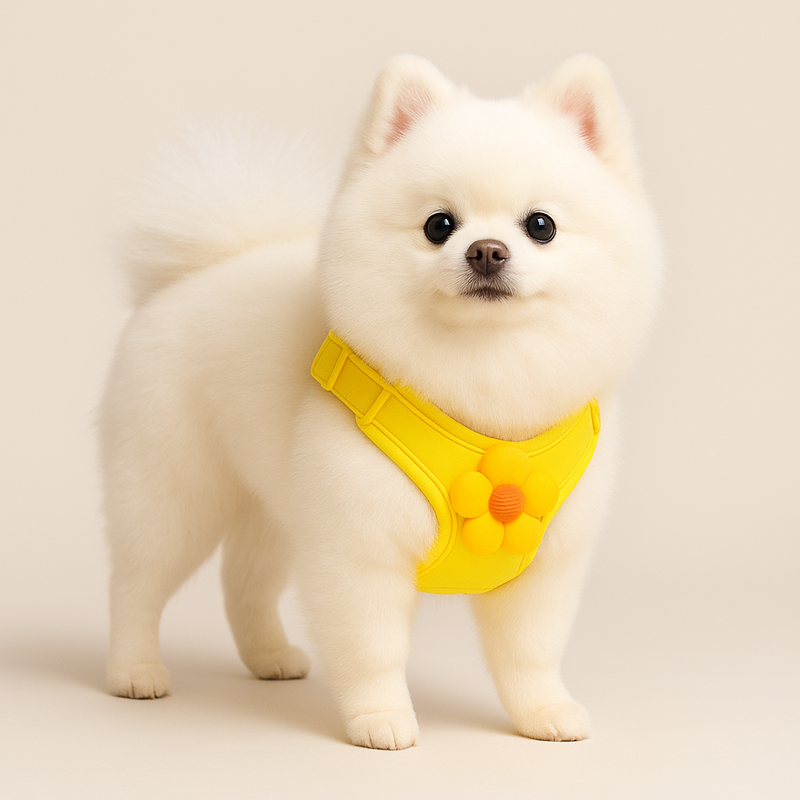 Peitoral Flor Pet com Guia para Cães e Gatos