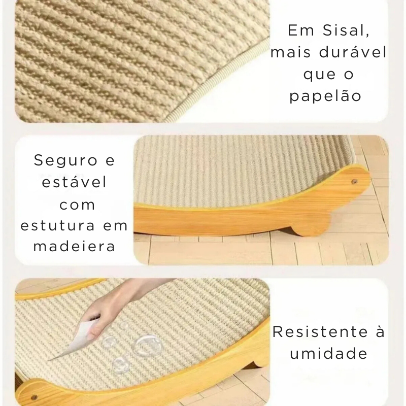 Cama para Gato 2 em 1 Multifuncional: Cama e Arranhador