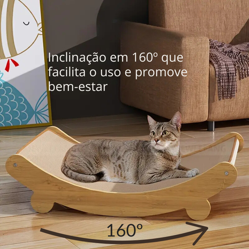 Cama para Gato 2 em 1 Multifuncional: Cama e Arranhador