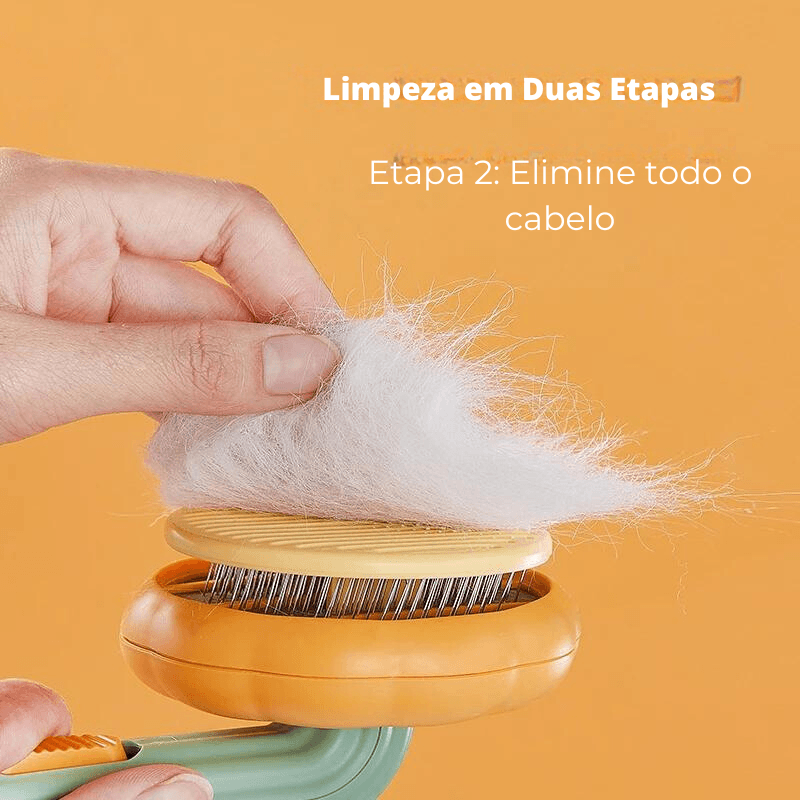 Escova Massageadora e Removedora de Pelos para Cães e Gatos - Pedepet