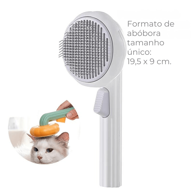 Escova Massageadora e Removedora de Pelos para Cães e Gatos - Pedepet