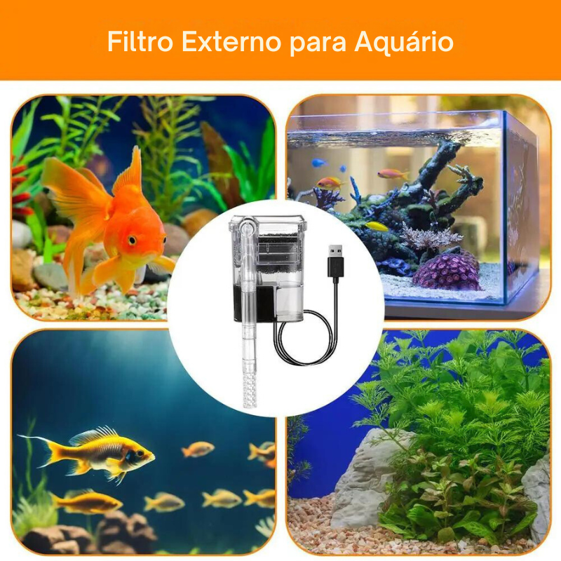 Filtro Externo para Aquário: Água Cristalina e Bem-Estar para Seus Peixes!