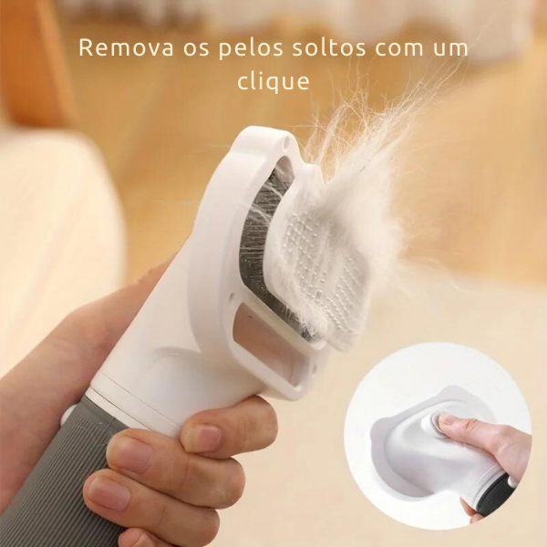 Secador 3 em 1 para Cães e Gatos com Escova e Soprador de Pelo - Pedepet