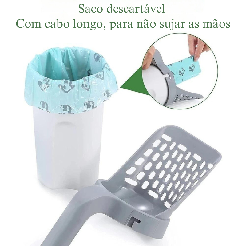 Pá de Autolimpeza para Caixa de Areia para Gatos - Pede Pet