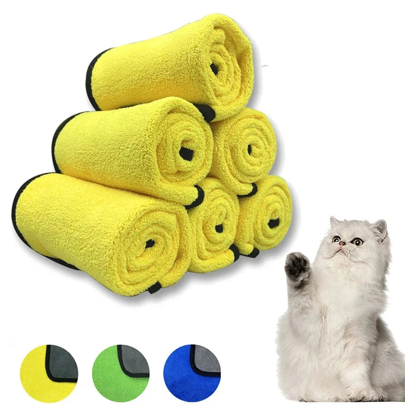 Toalha de Banho Super Absorvente para Caes e Gatos