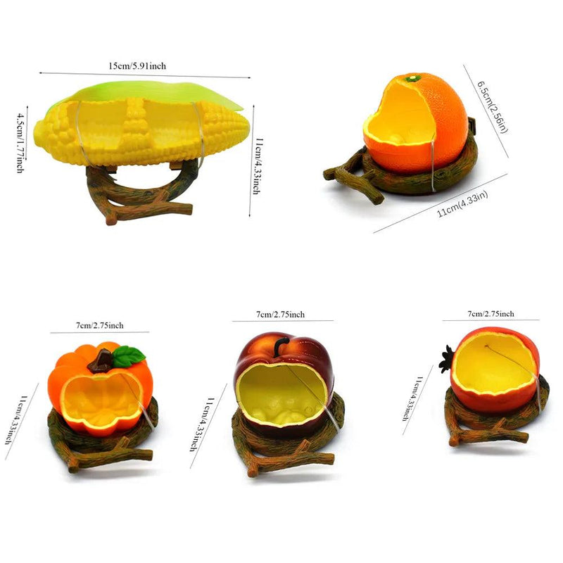 Comedouro para pássaros em formato de fruta - Pedepet