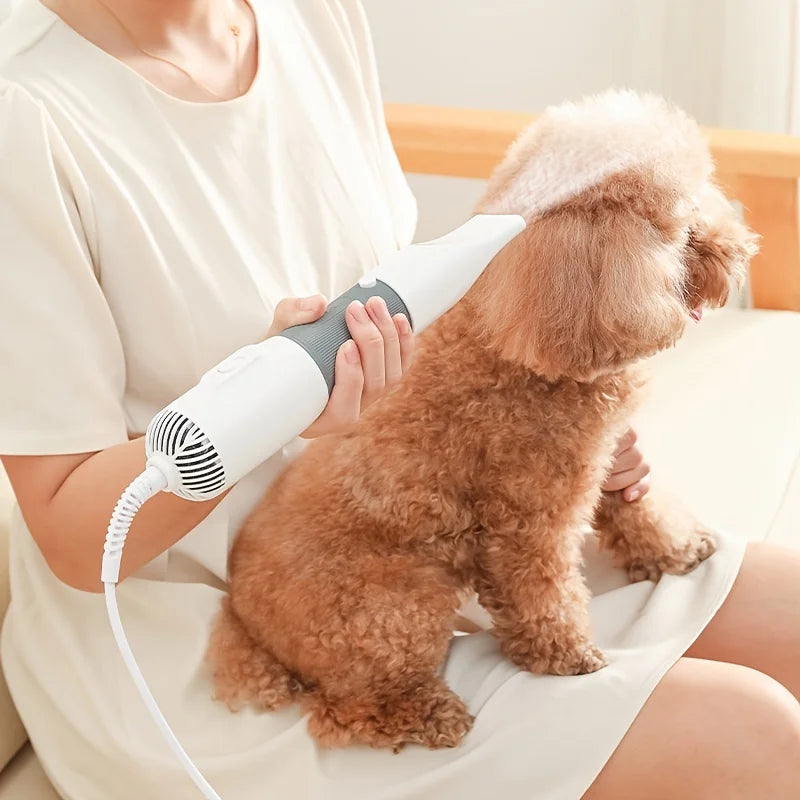 Secador 3 em 1 para Cães e Gatos com Escova e Soprador de Pelo - Pedepet