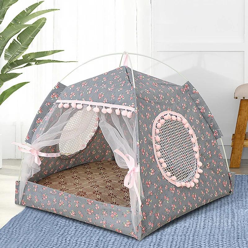 Casa Cama de Verão para Animais de Estimação - Conforto e Praticidade - Pedepet