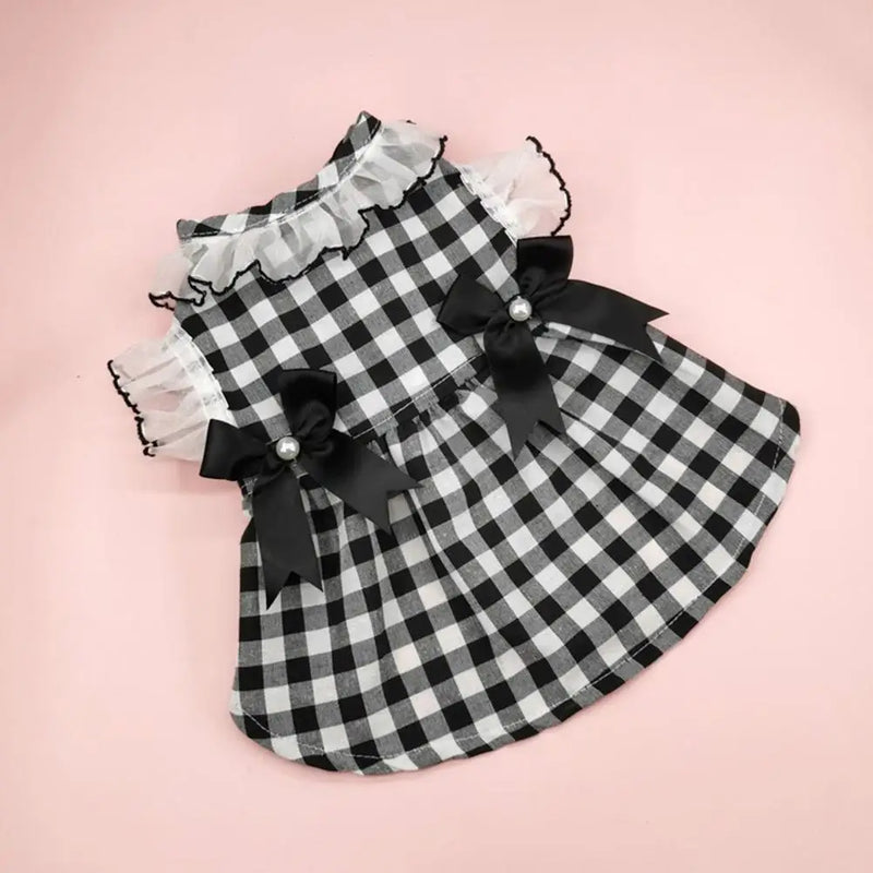 Vestido Xadrez Junino para Pet | Roupinha de Festa para Cães e Gatos