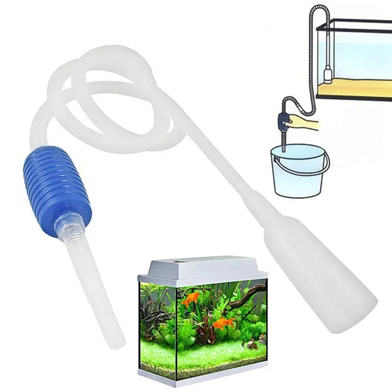 Aspirador Limpador Manual para Aquário: Limpeza fácil e eficiente