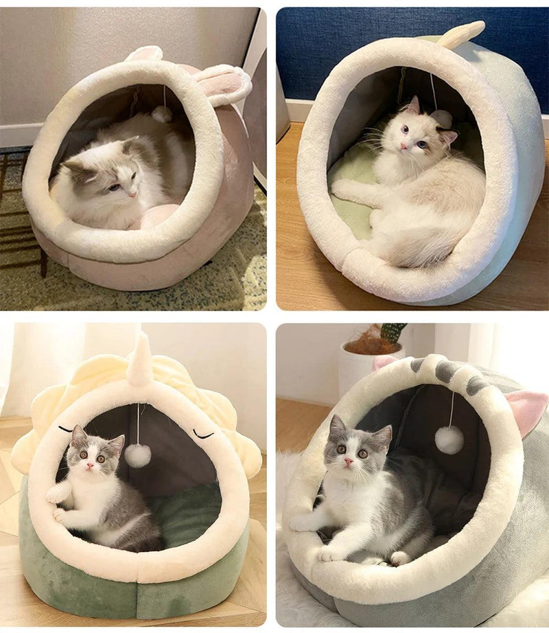 Cama Toca para Cães e Gato com Bolinha - Pedepet