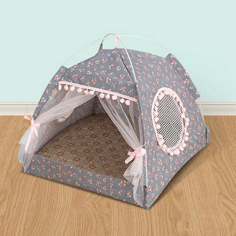 Casa Cama de Verão para Animais de Estimação - Conforto e Praticidade - Pedepet
