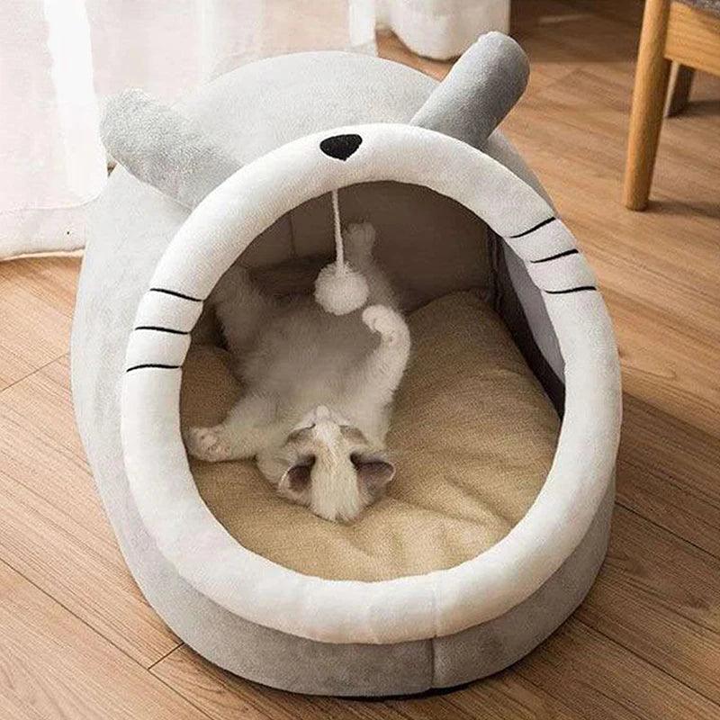 Cama Toca para Cães e Gato com Bolinha - Pedepet