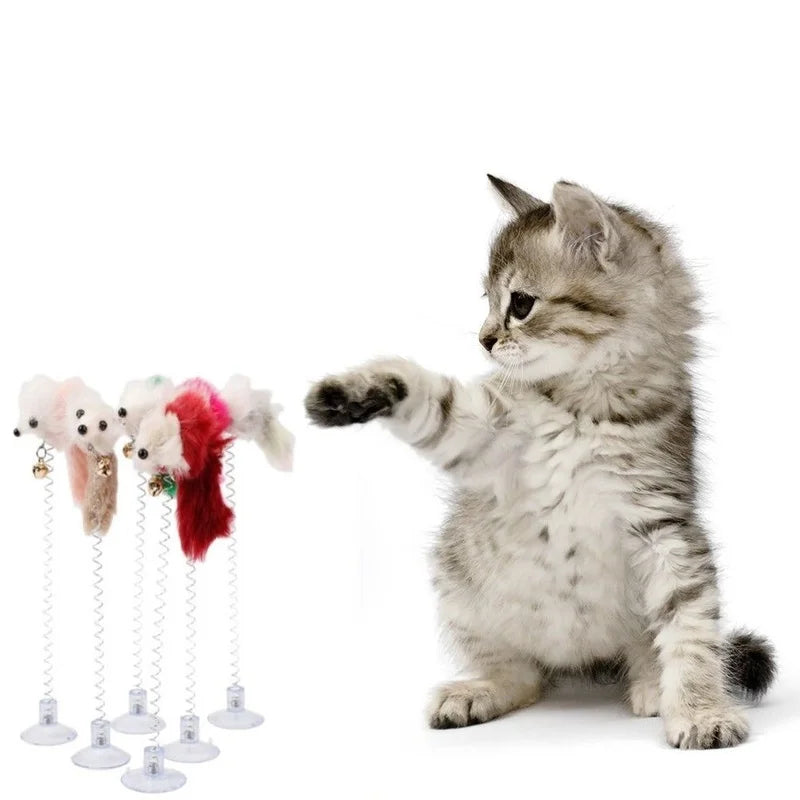 Mola com Rato para Gatos - Brinquedo Interativo - Pedepet