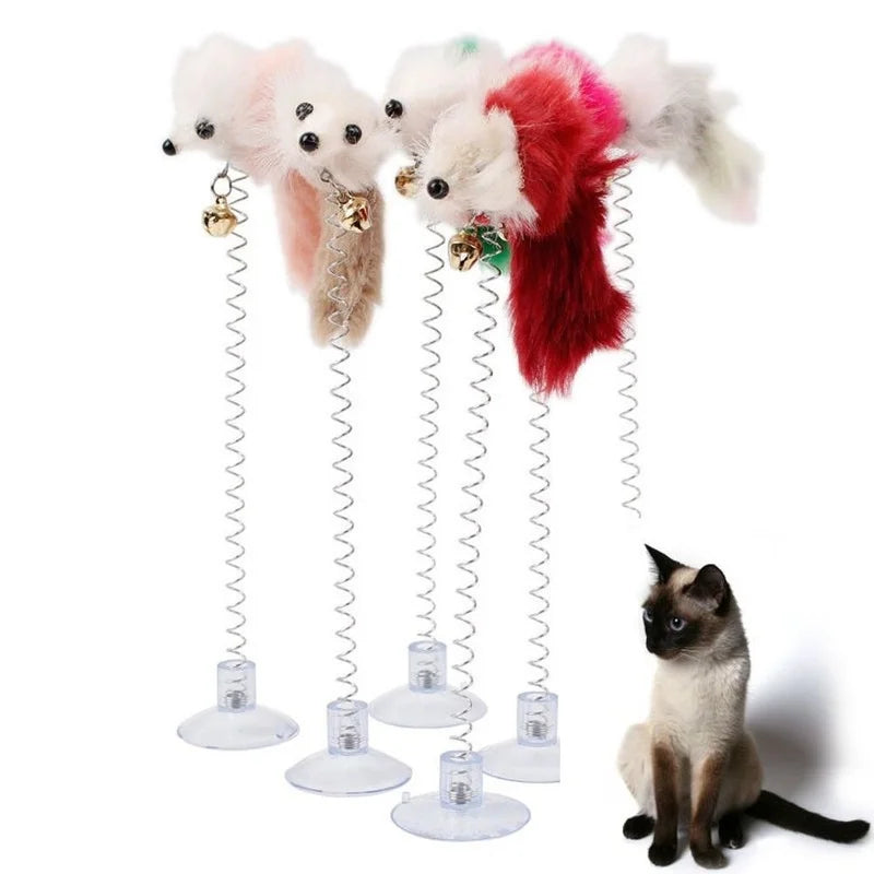 Mola com Rato para Gatos - Brinquedo Interativo - Pedepet