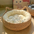 Cama de Vime Tecido para Cães e Gato - Pedepet