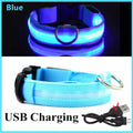 Coleira LED Refletiva para Cachorros - Pedepet