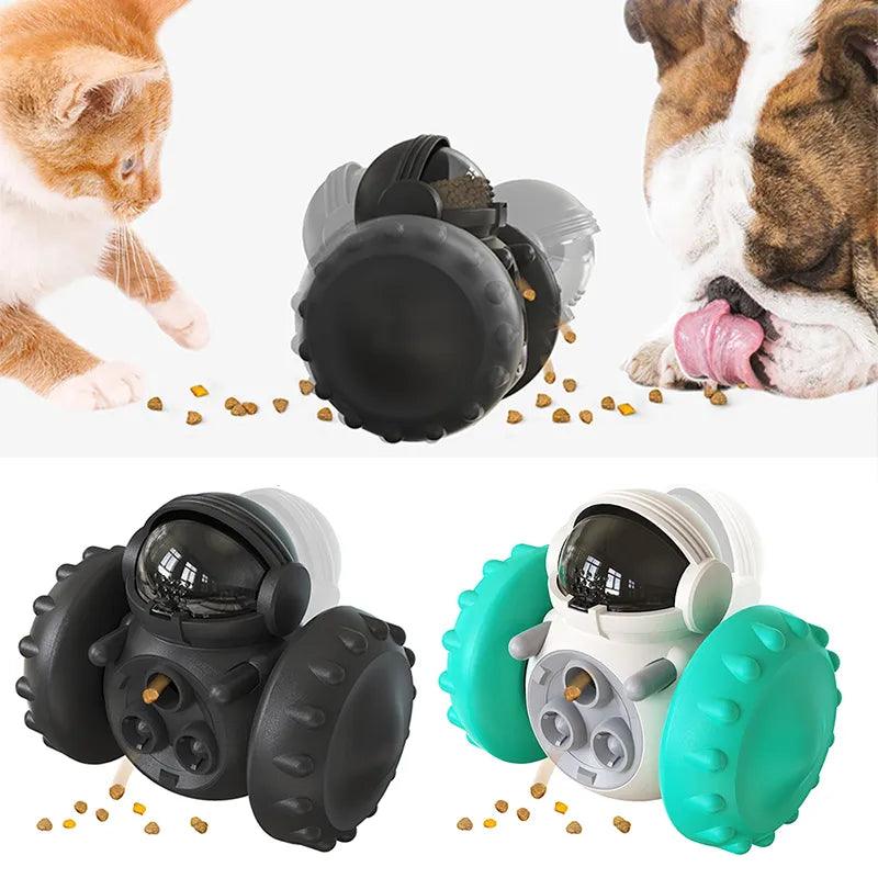 Brinquedo Robô Interativo - Liberador de Petiscos para Cães e Gatos - Pedepet