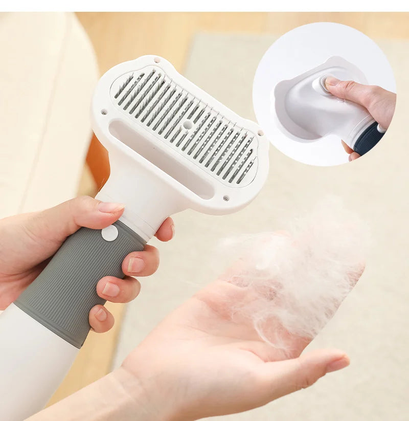 Secador 3 em 1 para Cães e Gatos com Escova e Soprador de Pelo - Pedepet