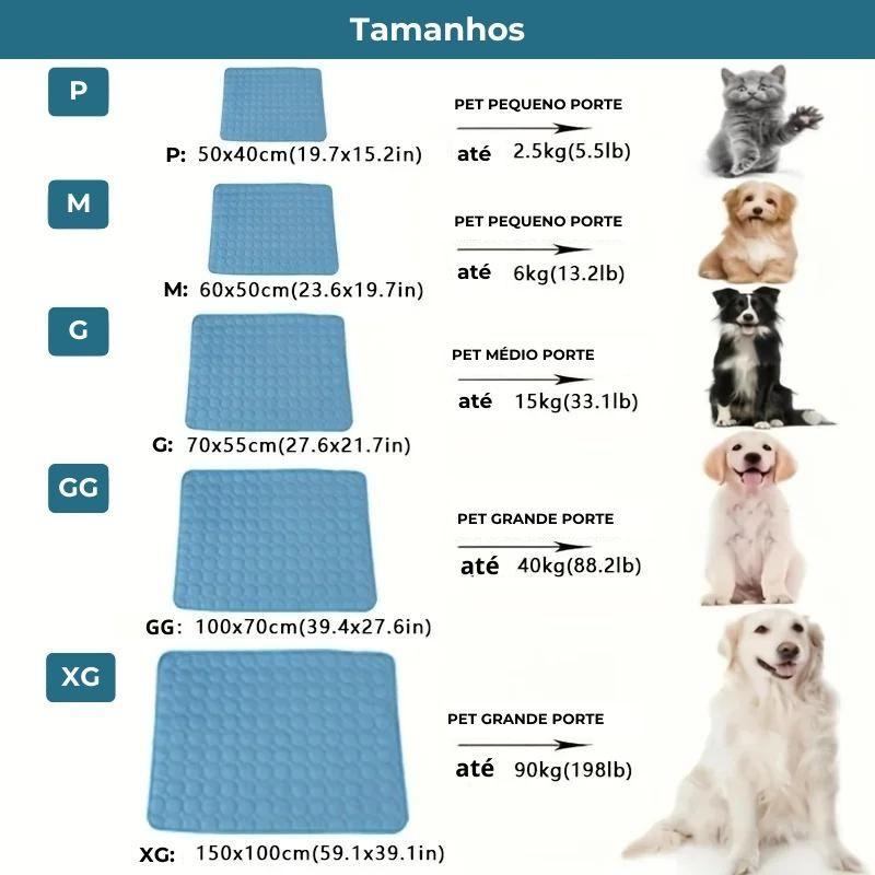 Tapete Gelado para Cães e Gatos - Pedepet