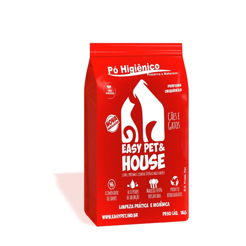 Pó Higiênico Eliminador de Odores Easy Pet & House 1 Kg