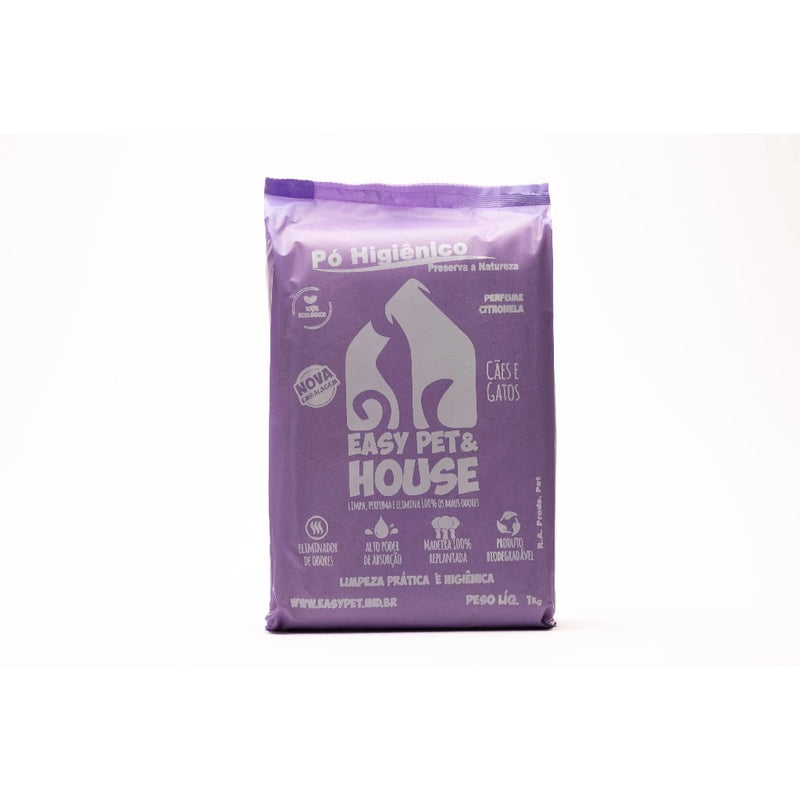 Pó Higiênico Eliminador de Odores Easy Pet & House 1 Kg