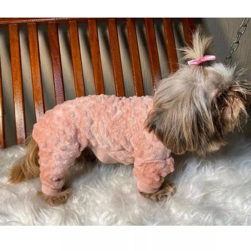 Roupa de Inverno Macacão Pipoquinha para caes - Pede Pet