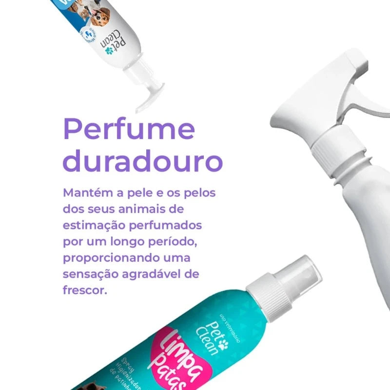 Kit de Higiene Pet Clean para Cães e Gatos