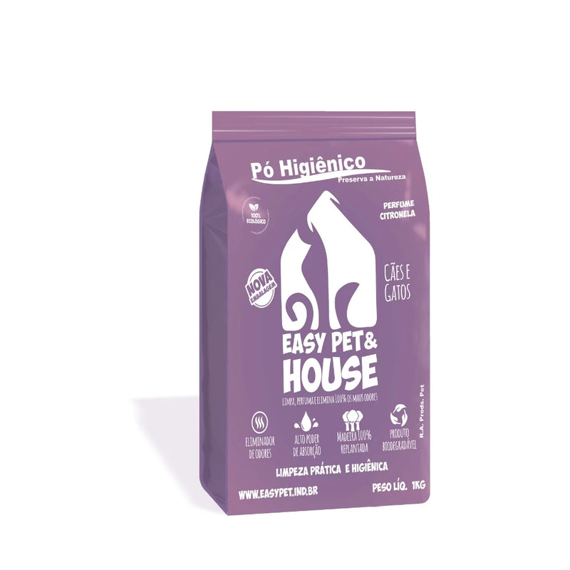 Pó Higiênico Eliminador de Odores Easy Pet & House 1 Kg