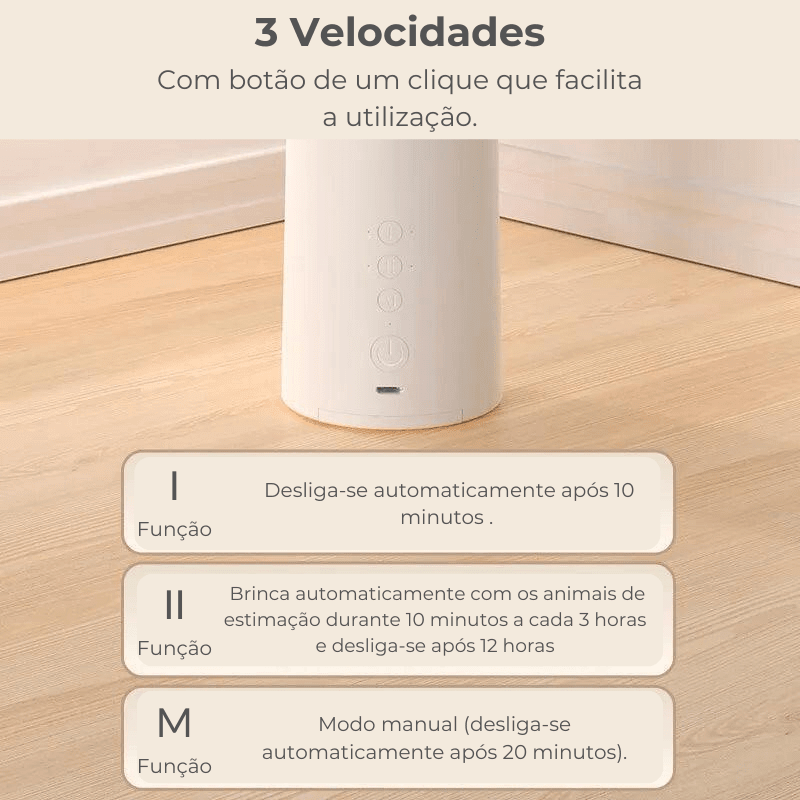 Brinquedo Automático para Gato com Laser Inteligente - Pedepet