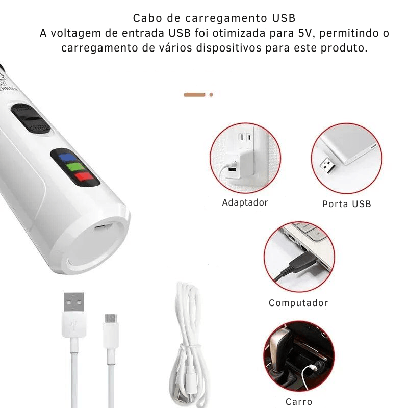 Cortador Elétrico de Unhas para Cães, Gatos e outro animais - Pedepet