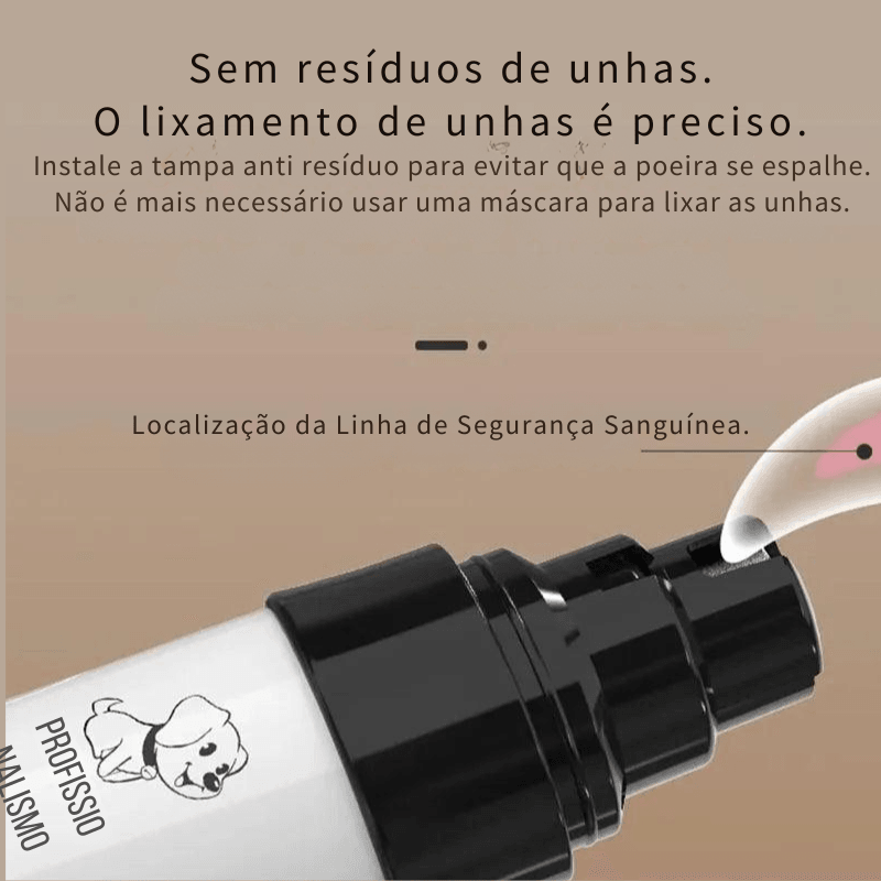 Cortador Elétrico de Unhas para Cães, Gatos e outro animais - Pedepet